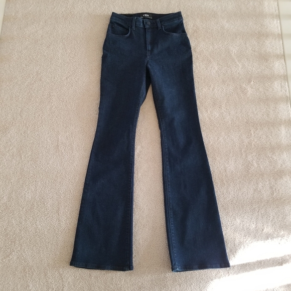 Aritzia Denim - NWT Aritzia Ten Motive Dark Wash High Rise Flare Jeans Size 25T